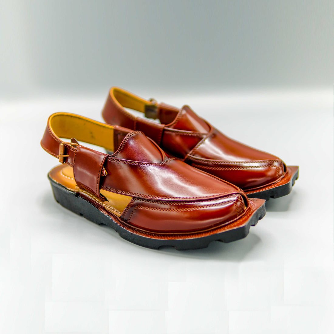 Peshawari Chappal Hand Crafted Maroon