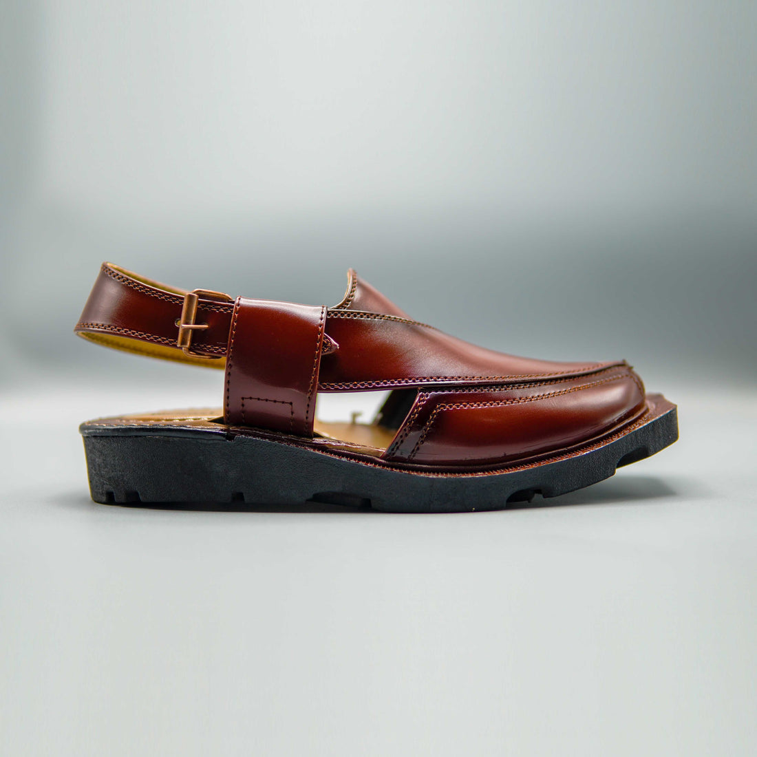 Peshawari Chappal Hand Crafted Maroon