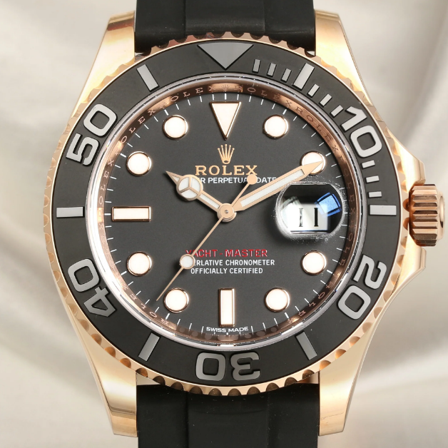 Gold & Black Rolex Yacht Special Master Edition